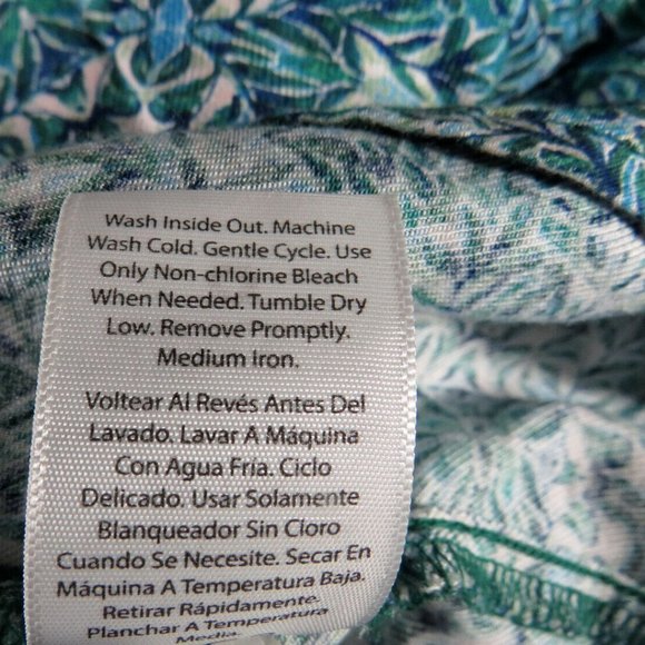 Terra & Sky Blue Floral Vine Print Short Sleeve Maxi Dress Plus Size 14W - Picture 11 of 11